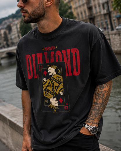 Džeko - The King of Diamonds - Premium Oversized