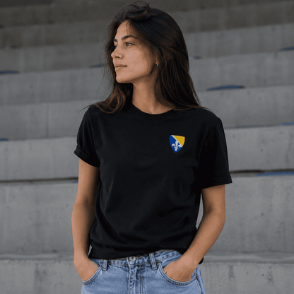 Bosnia & Herzegovina Tee | Embroidered Style Bosnian Shirt